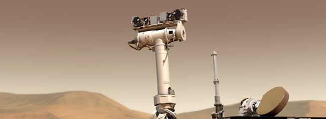 The Curiosity mars rover